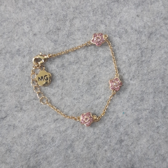 Molly Glitz BNIB 14k gold plated baby bracelet - Picture 3 of 8